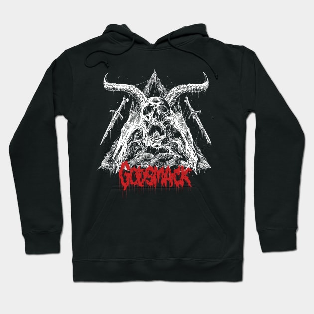 Horror Triangle Godsmack Hoodie by Mutearah